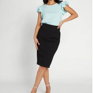 Betabrand Power Down pencil skirt